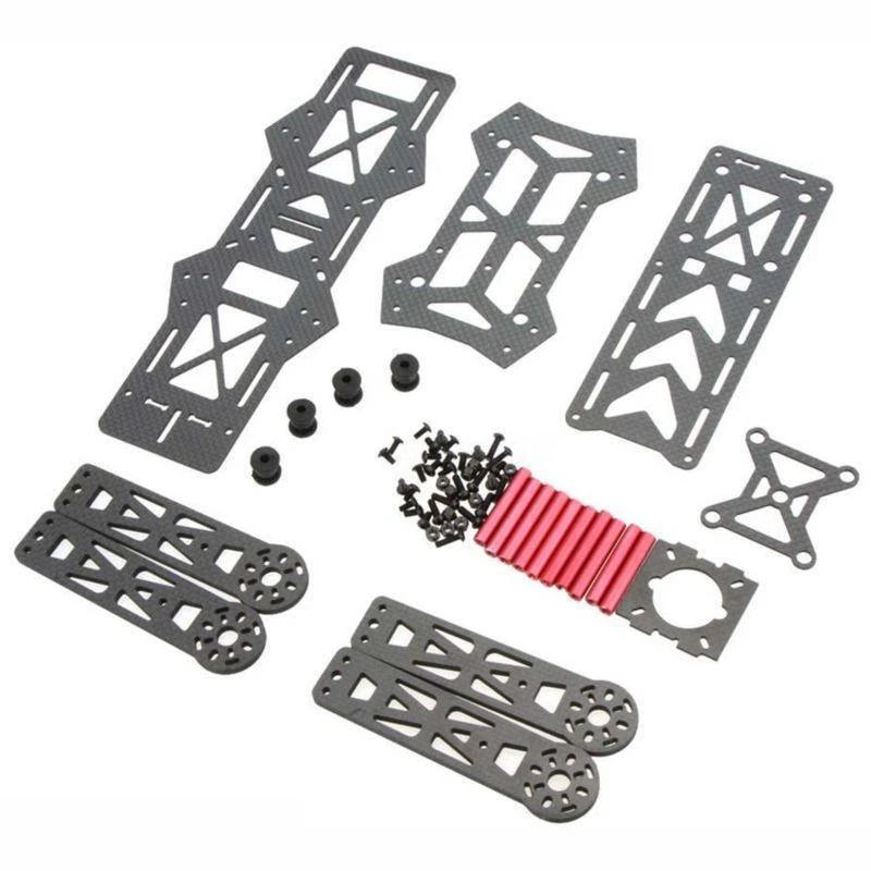 Unassembled Carbon Fiber Mini FPV plane QAV280 Micro Quadcopter Frame Body Kit