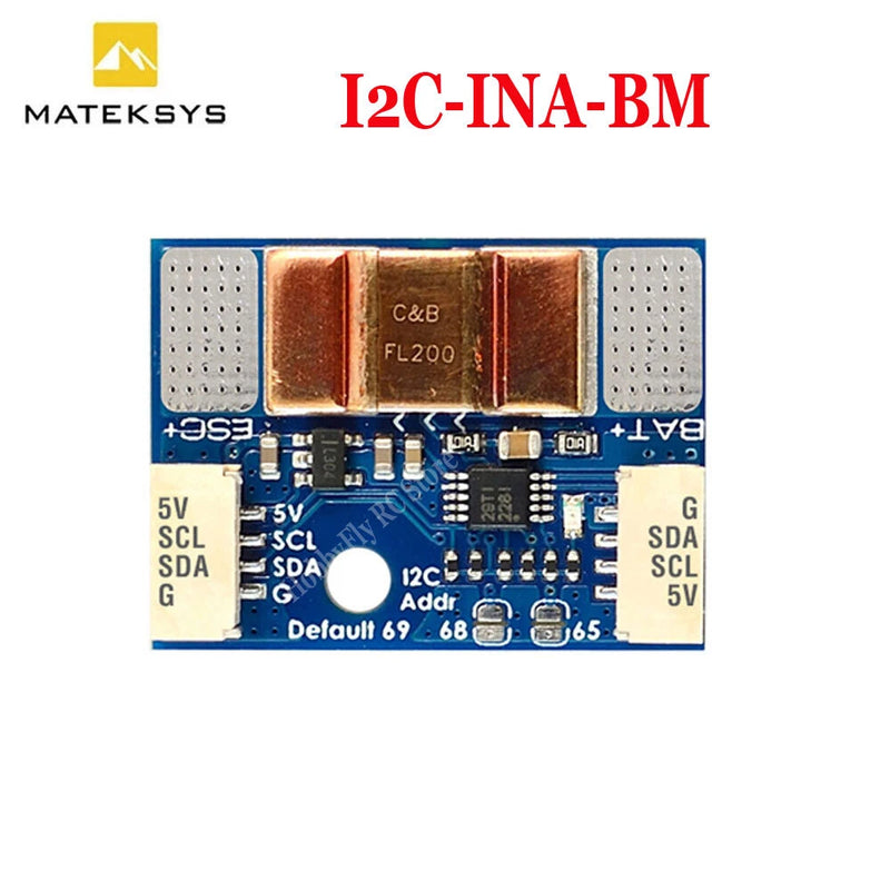 MATEK I2C-INA-BM Ultra-Precise I2C Power Monitor for RC FPV Drone Mateksys
