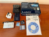 Panasonic Lumix DMC-FX33 Silver Digital Camera Charger Battery 2GB SD