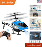 Durable Remote Control Helicopter - Easy Flying for Kids 8+, Includes Batteries