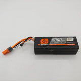 Used Smart 4S LiPo battery pack with orange connector, black case, 5000mAh label