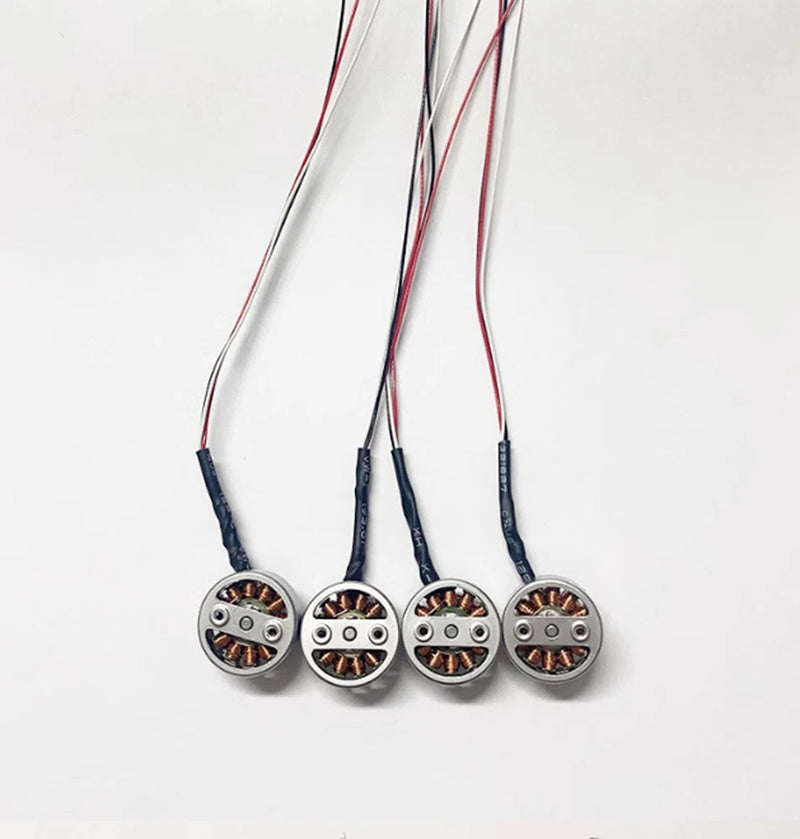 DJI Mini 3 drone motor repair parts, four round motor modules with wire leads