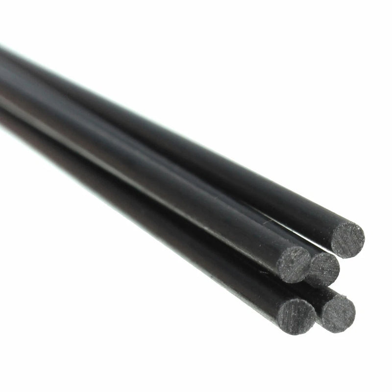 8mm Diameter x 500mm Carbon Fiber Solid Rod Round Bar Pin For RC Airplane