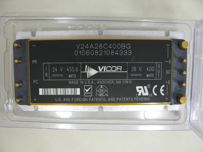 (1) ***NEW*** V24A28C400BG Maxi DC DC Converter 24V Input 28V Output 400Watts