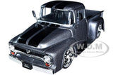 1956 FORD F-100 PICKUP GRAY METALLIC 1/24 DIECAST MODEL CAR BY JADA 34308