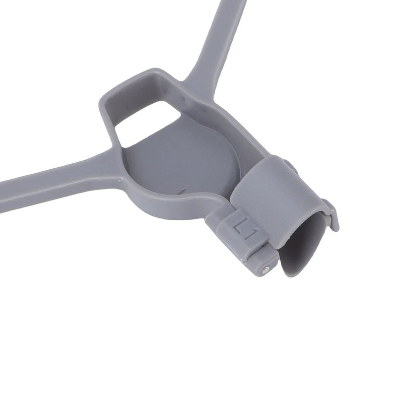 Light gray propeller guard with mounting clips for drone blades protection