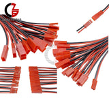 10PCS Battery Plug JST RC Model Socket Connector Cable Wire Male Female 5 Pairs Battery