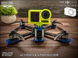 DJI Osmo Action 4 or 3 Protector and GoPro Mount For FPV - Choose From 9 Colors