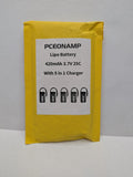 Pceonamp 1s Lipo Batteries 6 Pcs Pack (5 Batteries 1 Five Port Charger) Battery