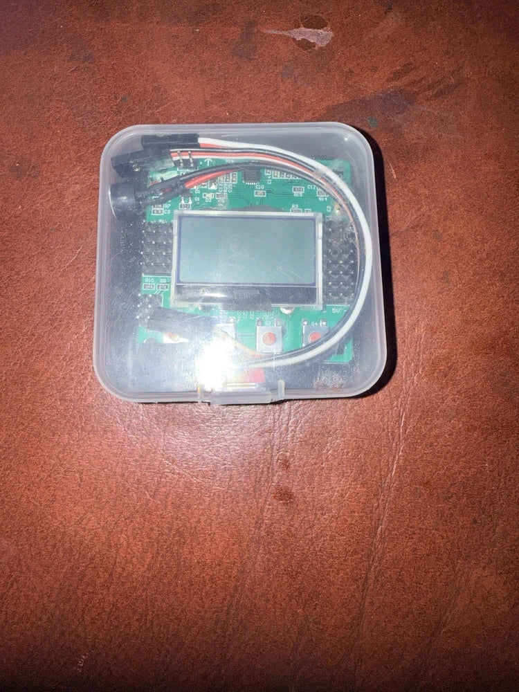KK flight control board with LCD display in clear protective case