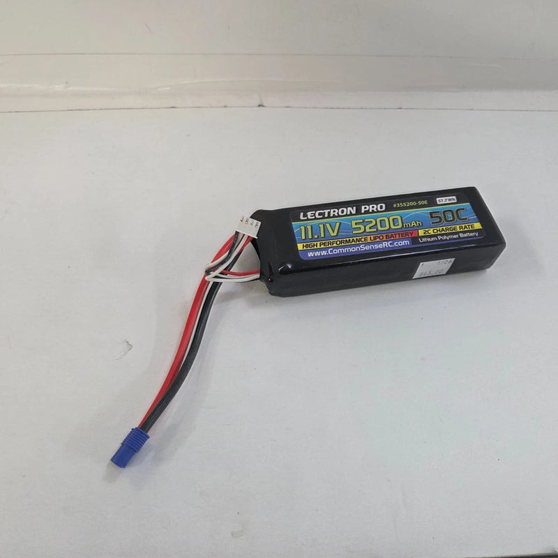Lectron Pro R/C Battery 11.1V 5200mAh 50C Lipo Battery