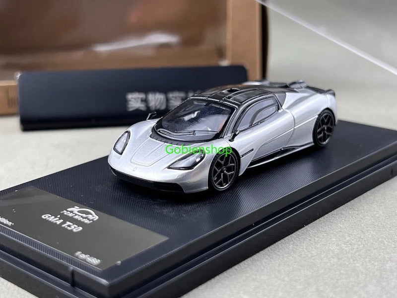 GB 7cm 1:64 Silver GMA T.50 Racing Sports Model Diecast Collect Car