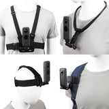 Insta360 ONE X3 X2 Camera Mount Chest Head Backpack Neck Strap Holder Kit
