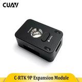 CUAV C-RTK 9P expansion module, black device with connector ports