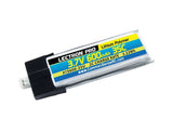 Lithium polymer RC battery, 3.7V 600mAh 35C, 2.2Wh, JST connector