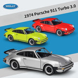 WELLY 1:24 1974 Porsche 911 Turbo 3.0 Alloy Car Model Gift Decor