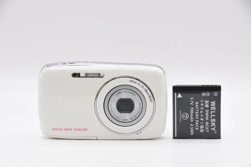 Panasonic LUMIX DMC-S1 White Compact Digital Camera Tested Condition