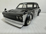 JADA JDM TUNERS 1973 DATSUN 510 BLACK 1:24 DIECAST MODEL CAR NEW NO BOX