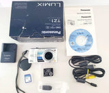 Panasonic Lumix DMC-TZ1 Digital Camera 10x Optial Zoom 5MP Battery Charger Case