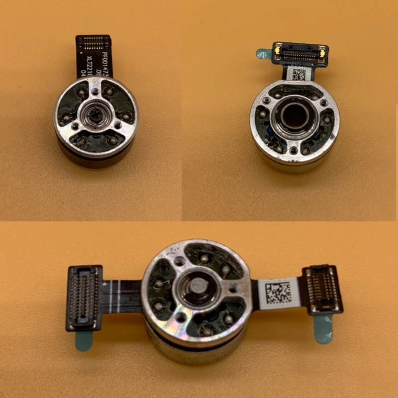 Gimbal motor assembly with circular hub and ribbon cable connectors