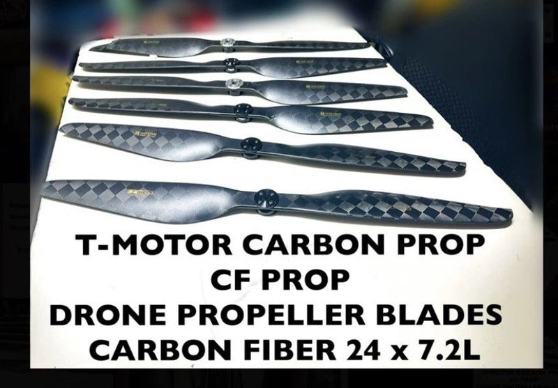 T-Motor Carbon Prop - CF Prop - Drone Propeller Blades Carbon Fiber 24 X 7.2L