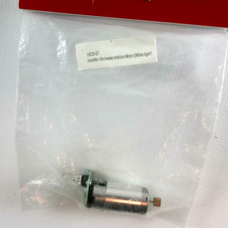 White LED rotation motor part UDI U829-07 for RC quad drone, cylindrical with connector