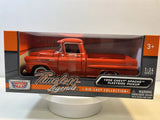 1958 Chevy Apache Diecast Model Car 1/24 Scale, New In the Box By Motormax