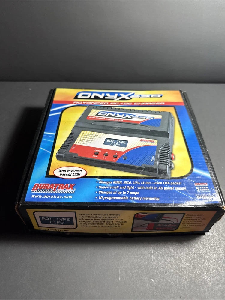 ONYX 230 AC/DC Advanced Battery Charger with LCD - NiCd / NiMH / LiPo / Li-Ion Battery
