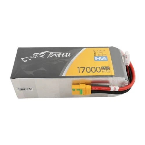17000mAh 6S 15C 22.8V Tattu G-Tech LiPo Battery with XT90-S Plug for UAV Battery