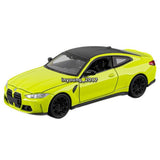 1/32 Scale M4 2021 Model Toy Car Metal Diecast Toy Vehicle for Kids Gifts Green Battery