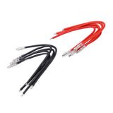 RC motor cable set with red and black bullet connectors, 10 wires