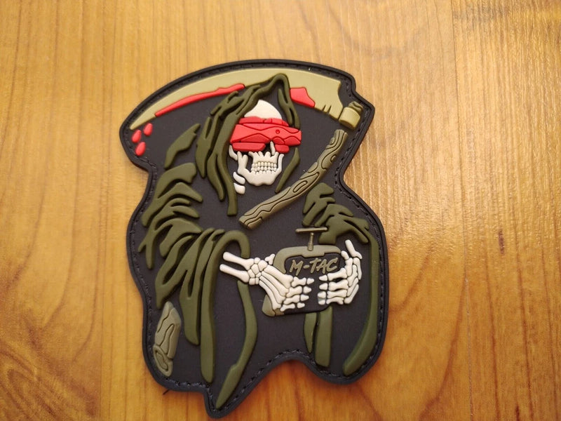 FPV operator drones  Death  PVC  TACTICAL  PATCH  90x65  mm b drone