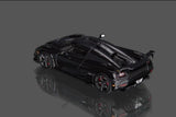 KOENIGSEGG AGERA RS BLACK CARBON 1/64 DIECAST CAR MODEL BY SC MODELS
