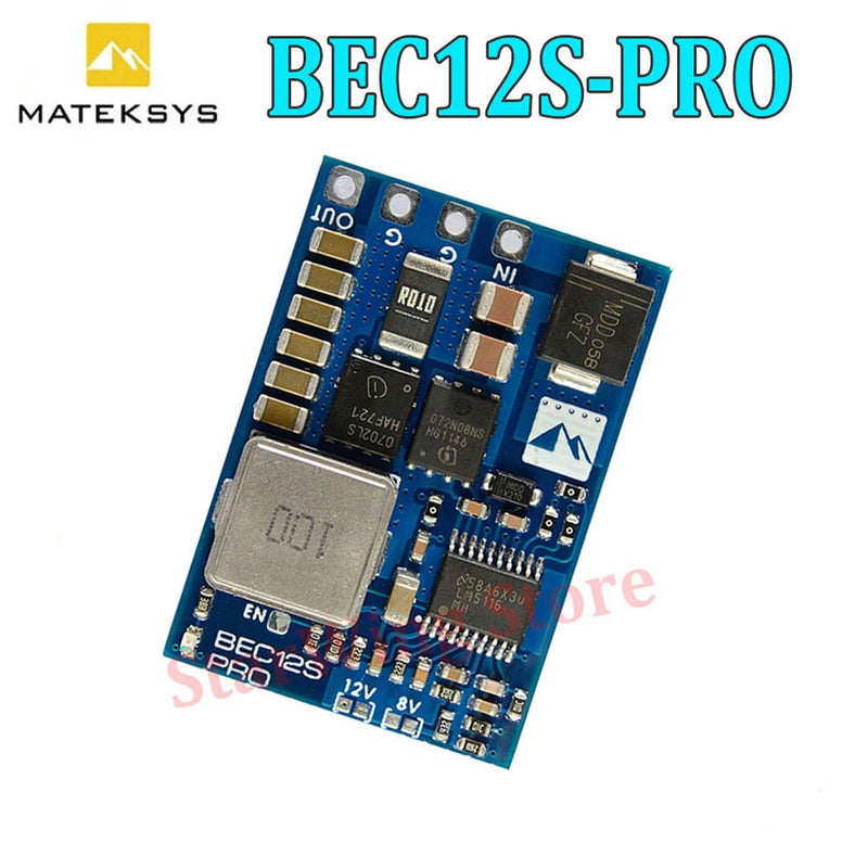 MATEK BEC12S-PRO 9-55V To 5V/8V/12V-5A Voltage Regulator BEC Module For RC Drone