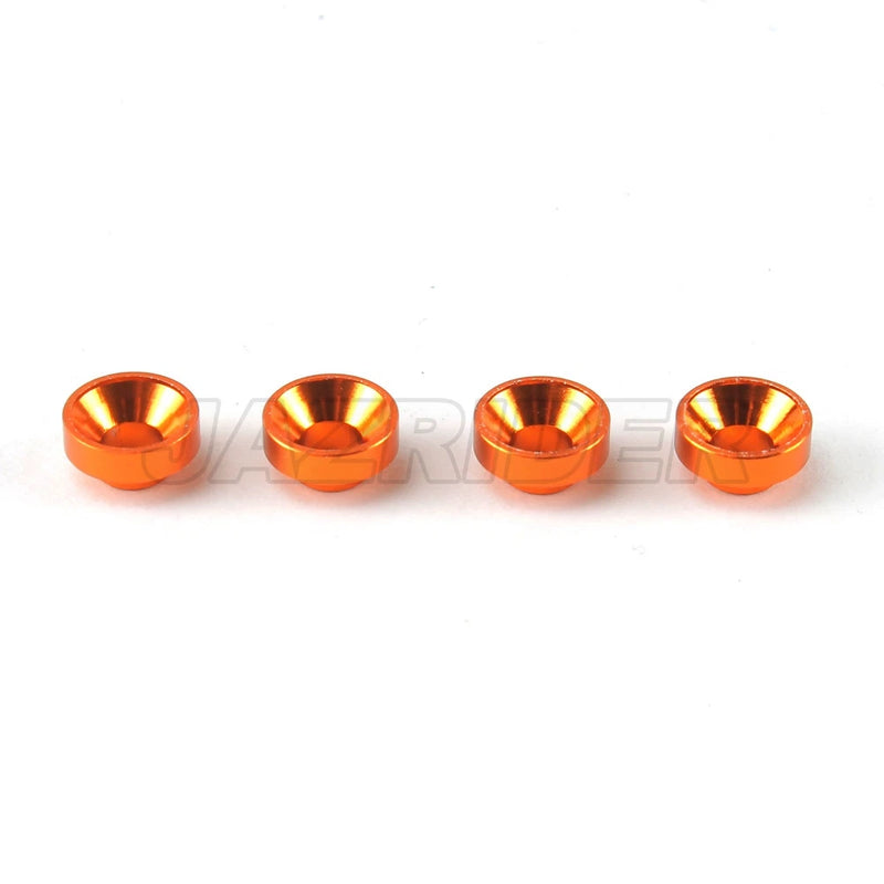 Jazrider Aluminum Servo Washer(Orange,4pcs) For HPI Traxxas Yokomo RC Car Parts