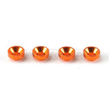 Jazrider Aluminum Servo Washer(Orange,4pcs) For HPI Traxxas Yokomo RC Car Parts