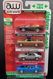 Auto World Deluxe 4-Pack Die-Cast 1:64 Scale Version A Models