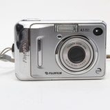 Vintage Fujifilm FinePix A400 4.1MP Digital Camera Compact Silver PARTS READ