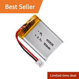 Winfox Lipo Battery Pack, 602535 500mAh Battery