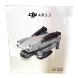 DJI Air 2S drone with camera module, shown in retail packaging