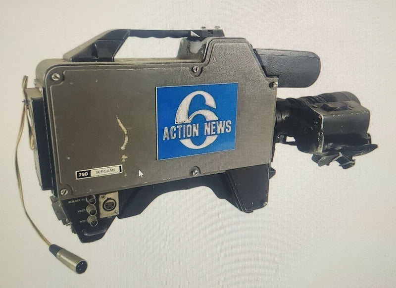 Phila TV 6 ACTION-NEWS c 1982 Ikegami 79D Broadcast Video Camera For Parts Only