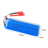 1¡Á 11.1v 2200mah 30C Lipo Battery Banana plug For Bayang X8 X16 X21 X22 RC drone