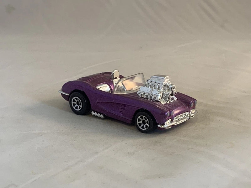 Hot Wheels 1958 Corvette Coupe 1995 New Models Purple 7SPs