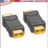 XT60 Male to Male Connector Adapter XT60 Wireless Converter 2PCS for RC FPV Converter