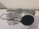 Panasonic DMC-TZ1 5.0MP Lumix Digital Camera - Silver with Accessories