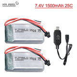 7.4v 1500mah Lipo Battery For Wltoys V913 L959 L202 K959 TY923 HJ816 W609-7 Toy