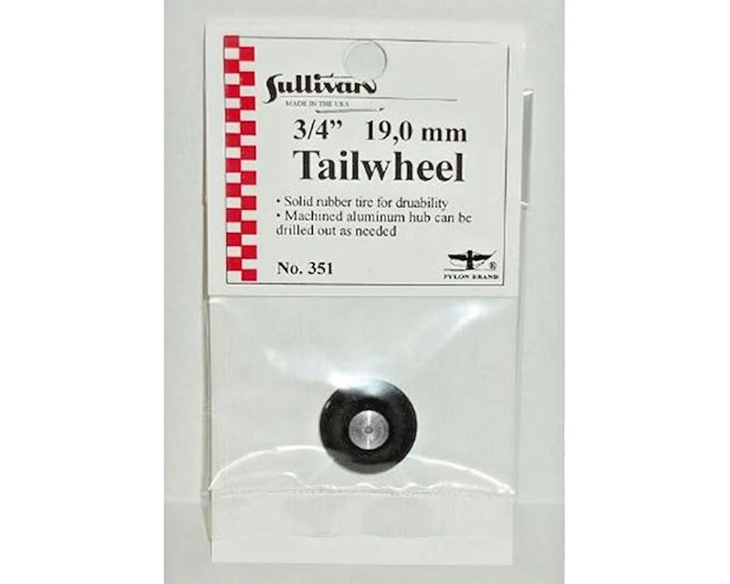 Sullivan Products #351  3/4?? Tailwheel 19,0mm New Old Stock RC Hobby