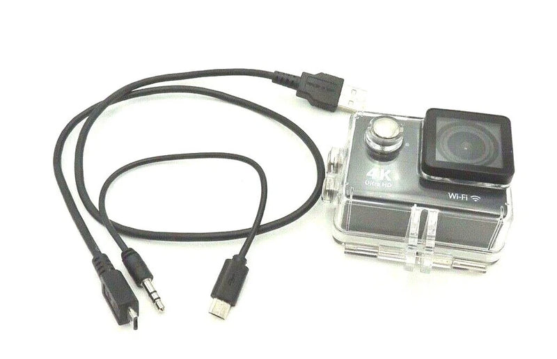 IPM 4K Waterproof 12MP Ultra HD Action Camera with Wi-Fi, 170deg. A+ HD...