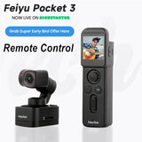 Feiyu Pocket 3 4K vlog action camera gimbal with remote controller