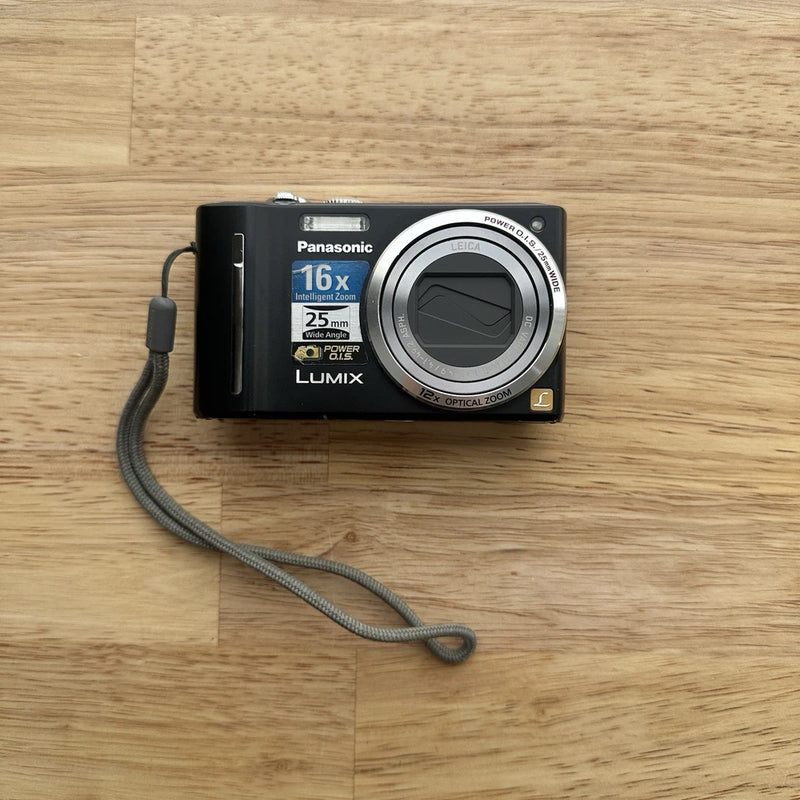 Panasonic LUMIX DMC-ZS5 12.1MP 12x Digital Camera ONLY-No Battery TESTED Black